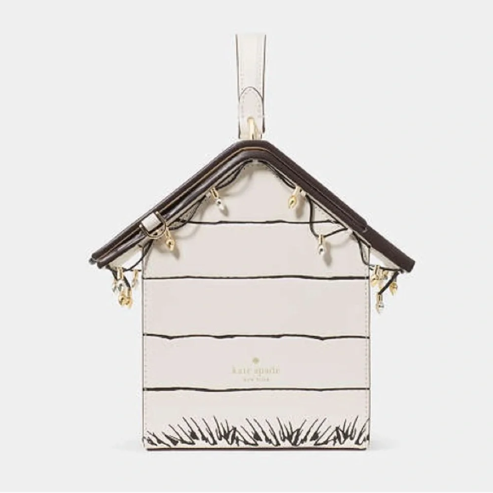 🔥Kate Spade X Peanuts Snoopy 3D‎ Dog House Crossbody Bag NWT